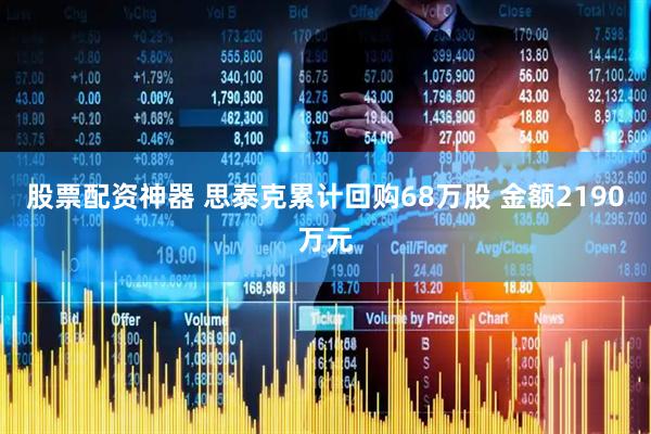 股票配资神器 思泰克累计回购68万股 金额2190万元