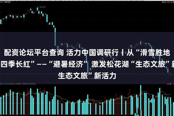 配资论坛平台查询 活力中国调研行丨从“滑雪胜地”到“四季长红”——“避暑经济” 激发松花湖“生态文旅”新活力